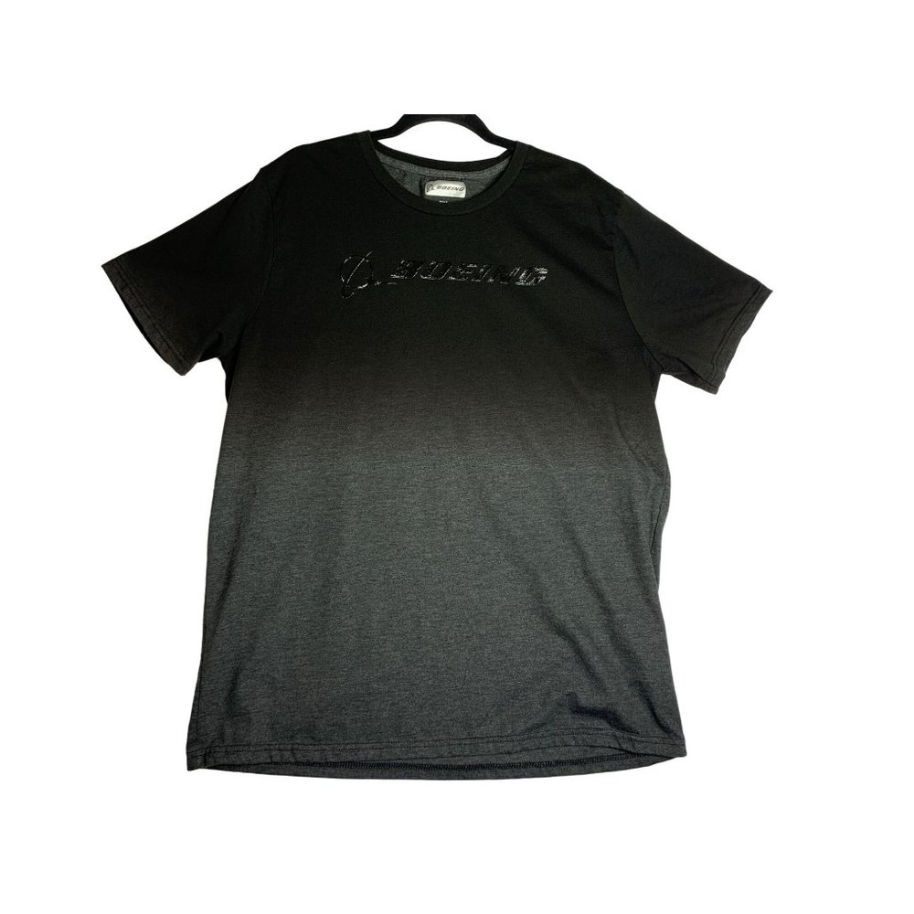 Boeing Tee Shirt Womens 2XL Logo Black